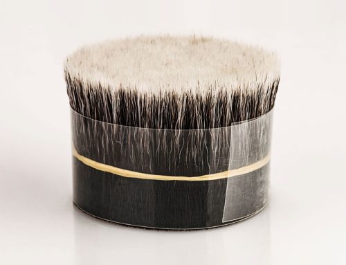 Imitation bristle raw material filament for shaving brush