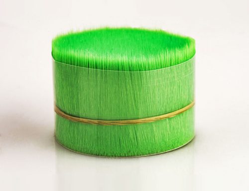 Shiny fluorescent PBT eyelash raw material