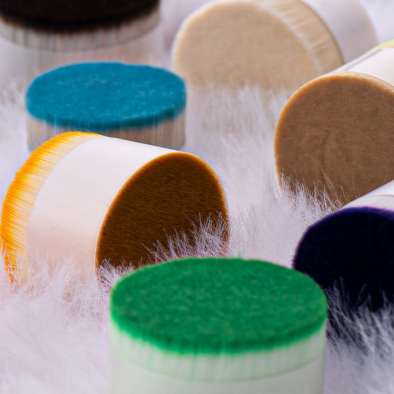 Synthetic Fibers For Eyelash And Makeup Brush 1